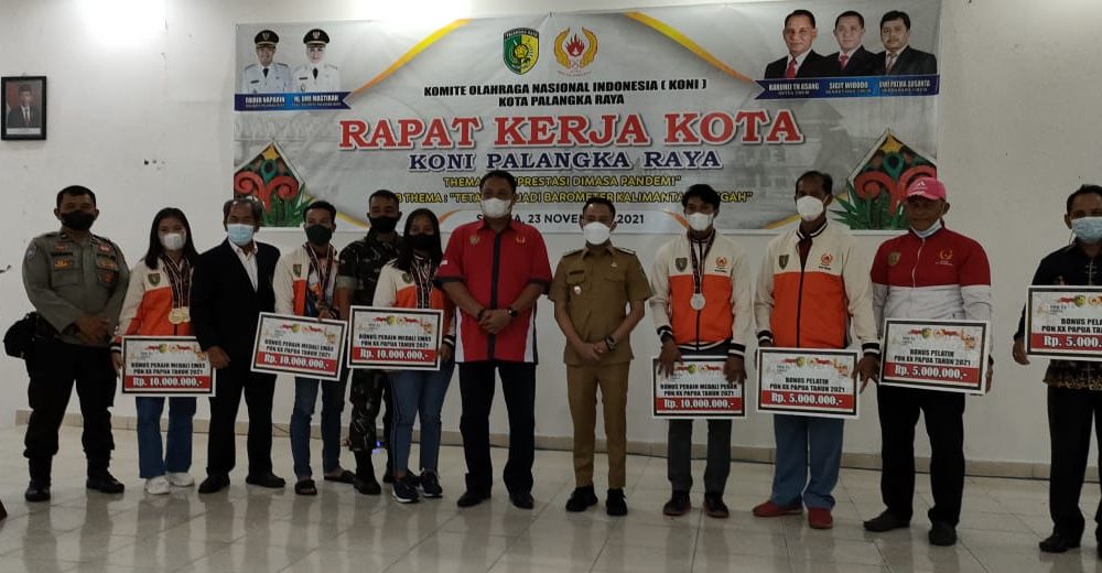 KONI Palangka Raya Berikan Bonus Bagi Atlet Peraih Medali di Papua