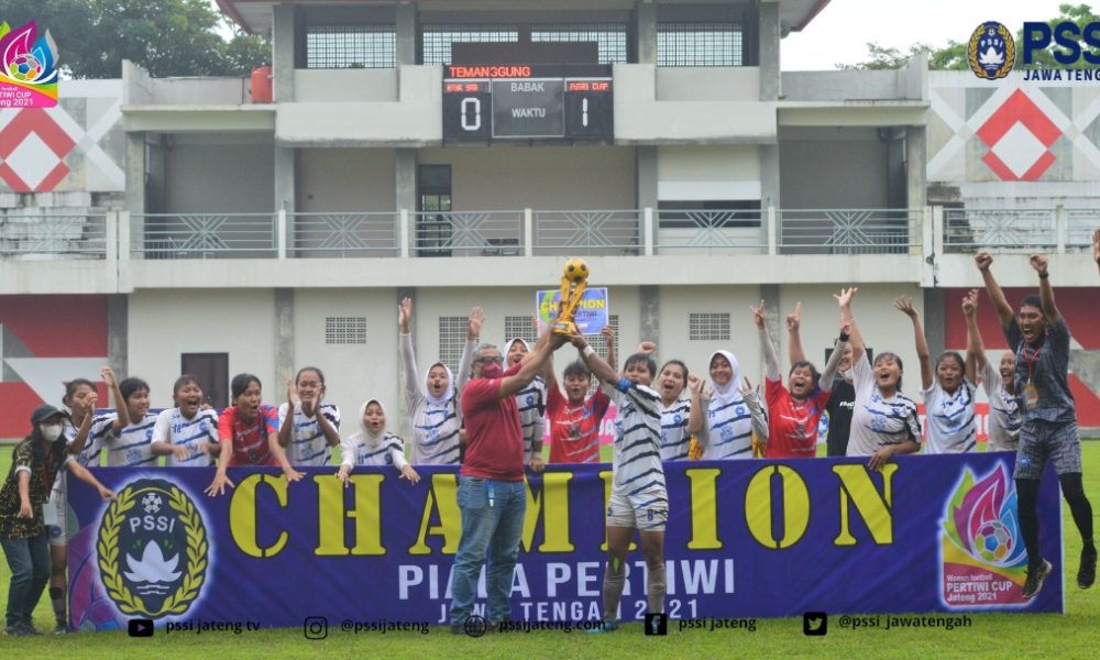 Juara Piala Pertiwi Jateng, Putri Wijaya Kusuma Cilacap Maju ke Tingkat Nasional