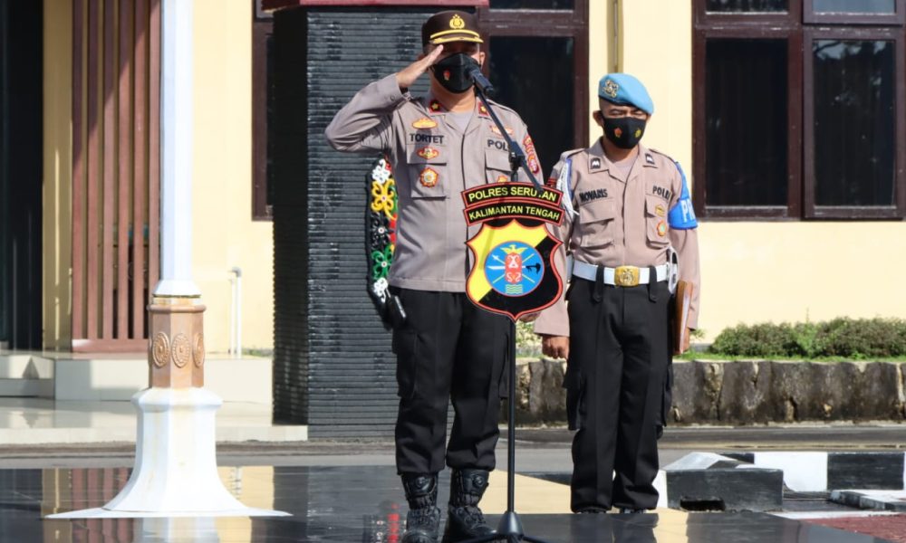 Pimpin Apel Pagi Jam Pimpinan, Wakapolres Seruyan Beri Arahan