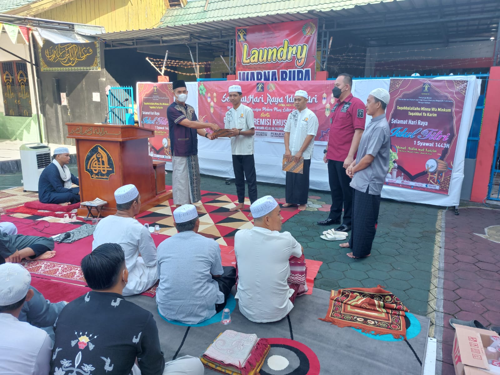 Berkah Lebaran, Dua Warga Binaan Rutan Palangka Raya Bebas