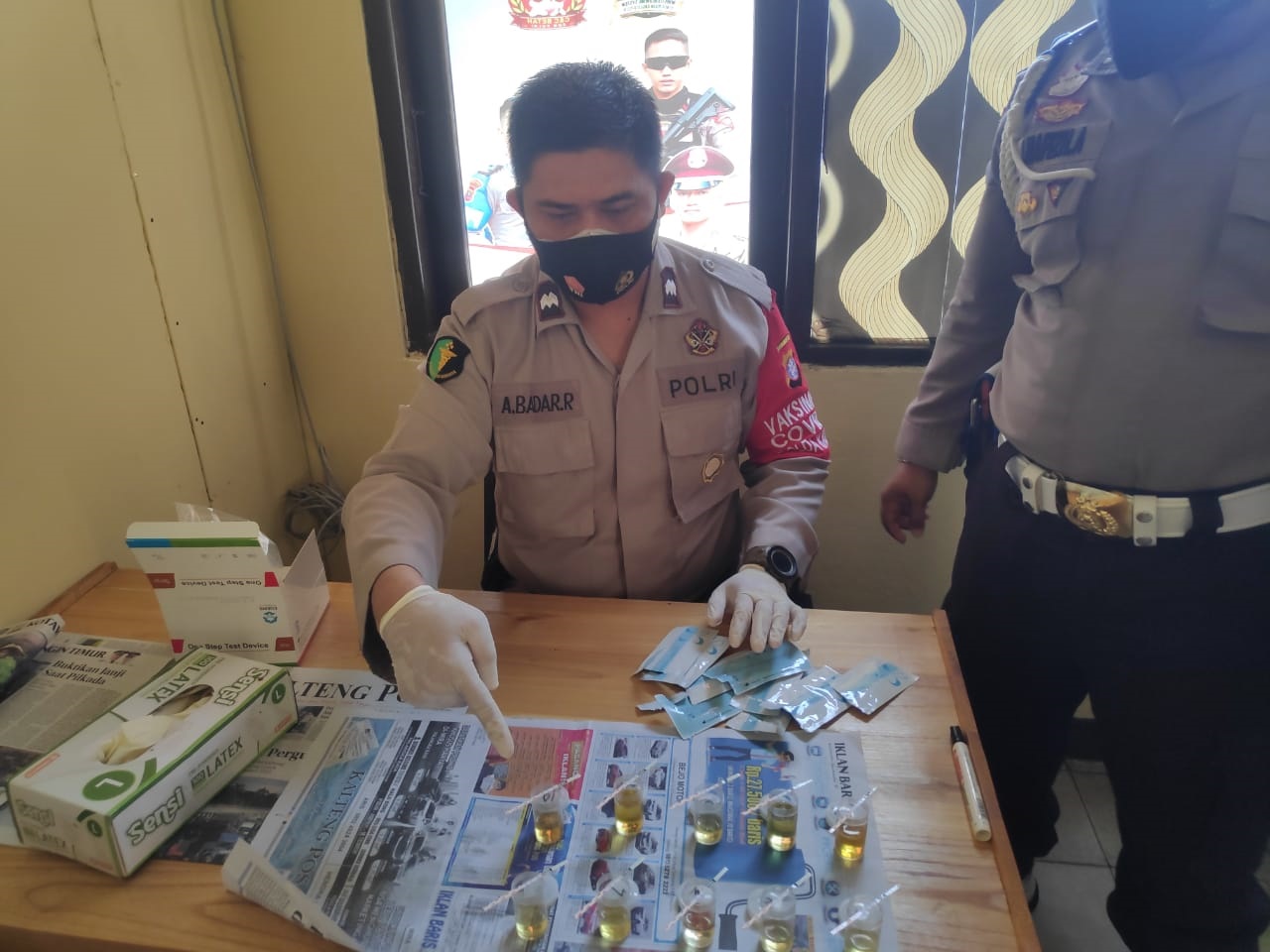 Sidokkes Polres Seruyan Pastikan Seluruh Anggota Bebas Dari Narkoba