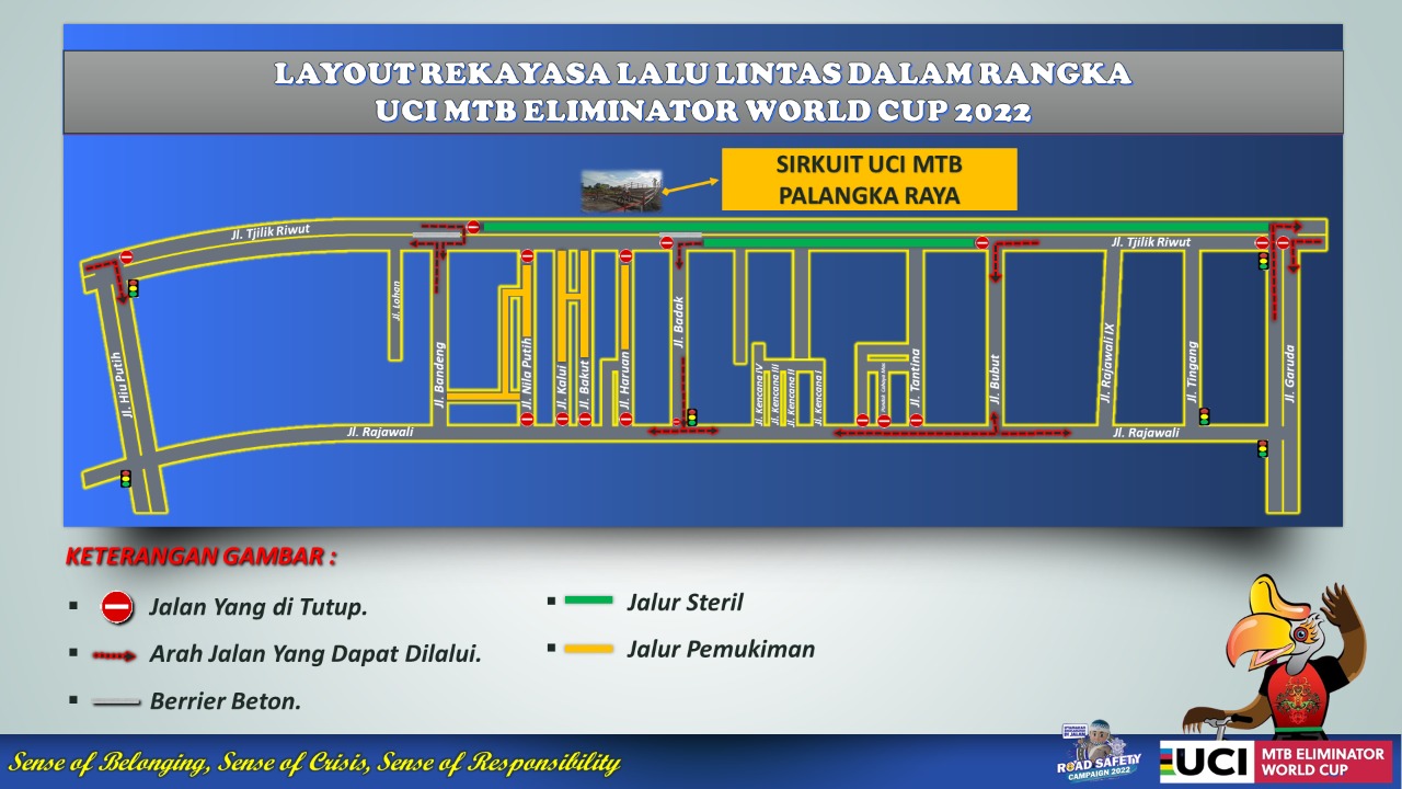 Sejumlah Ruas Jalan Dialihkan Selama UCI MTB Eliminator