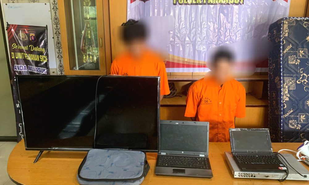 2 Pria Diciduk Usai Maling di 3 Rumah