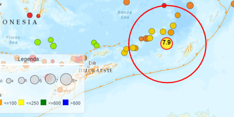 BMKG: Data Historis Catat 10 Kali Gempa Merusak Terjadi di Maluku