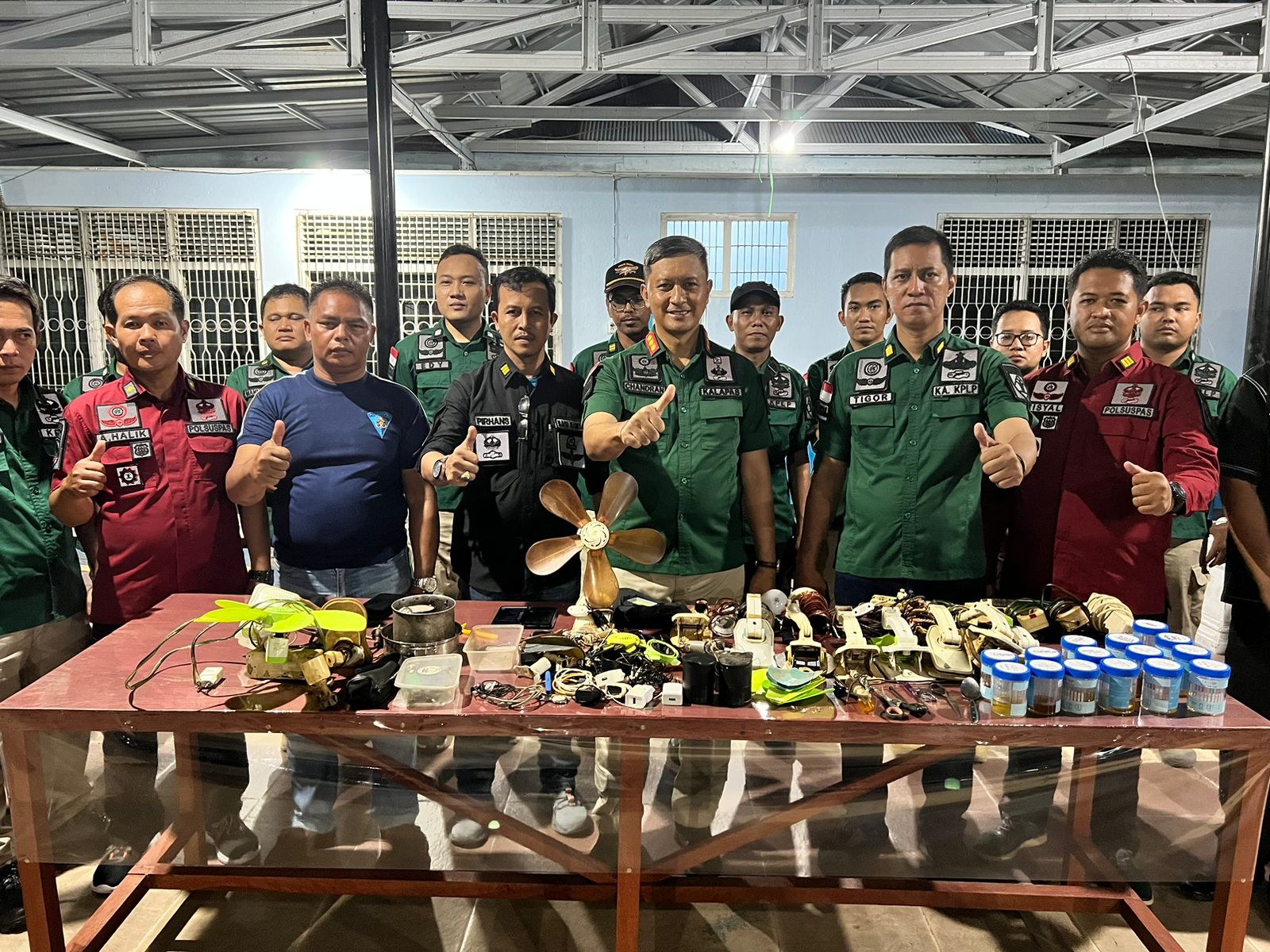 Menuju Zero Halinar, Lapas Palangka Raya Gelar Tes Urine