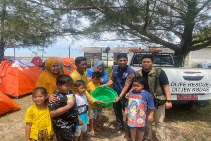 BKSDA Pangkalan Bun Jadikan Desa Keraya Jadi Desa Ramah Penyu