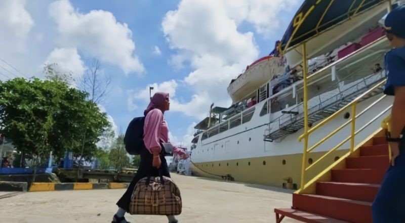 Puncak Arus Mudik di Pelabuhan Sampit Berangkatkan 1.995 Penumpang