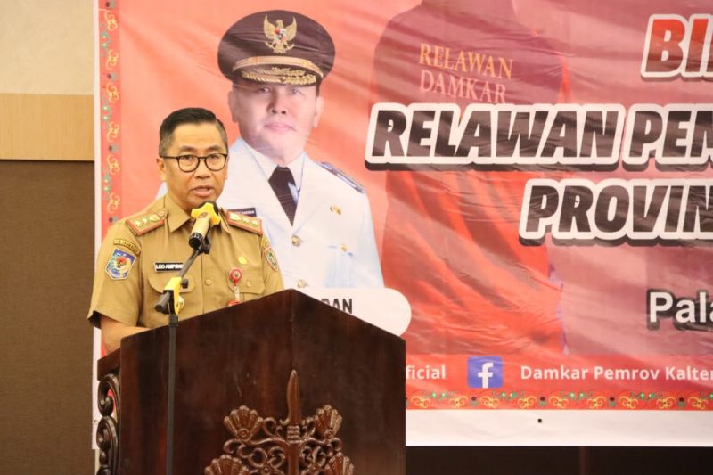 Kalteng Tingkatkan Kemampuan Relawan Optimalkan Penanganan Karhutla
