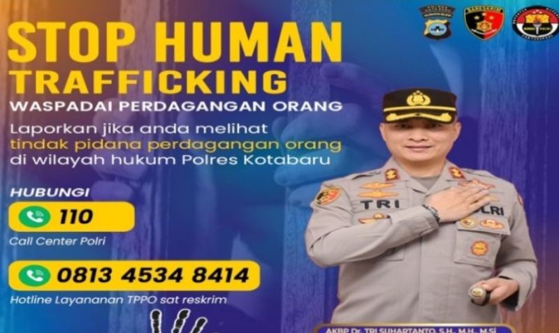 Kapolres Kotabaru Ingatkan Masyarakat Waspadai Perdagangan Orang