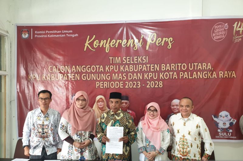 Timsel Buka Pendaftaran Calon Anggota KPU Tiga Wilayah di Kalteng