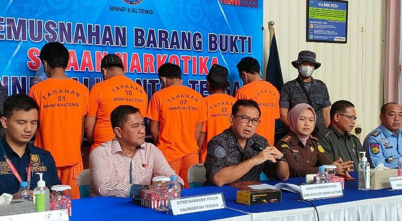 BNNP Kalteng Ungkap Jaringan Narkoba Lintas Provinsi