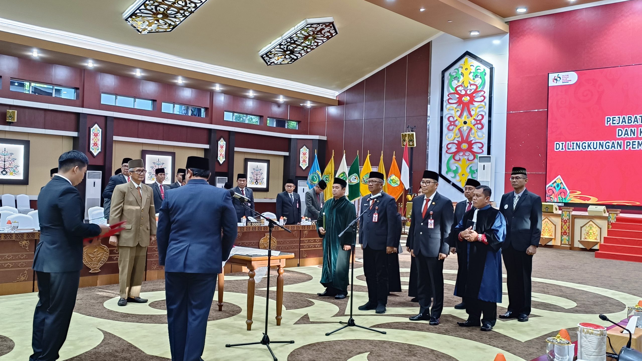 Wagub Kalteng Lantik 5 Pejabat Pimpinan Tinggi Pratama