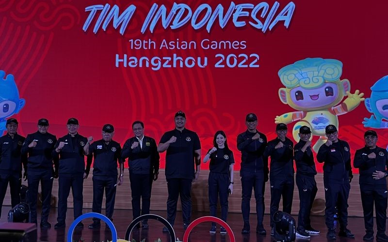 Tim Indonesia untuk Asian Games 2022 Hangzhou Resmi Dikukuhkan