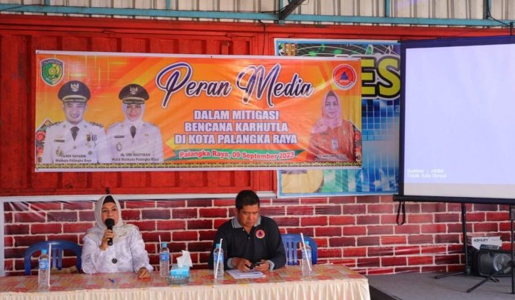 BPBD Palangka Raya Tingkatkan Peran Jurnalis dalam Mitigasi Karhutla