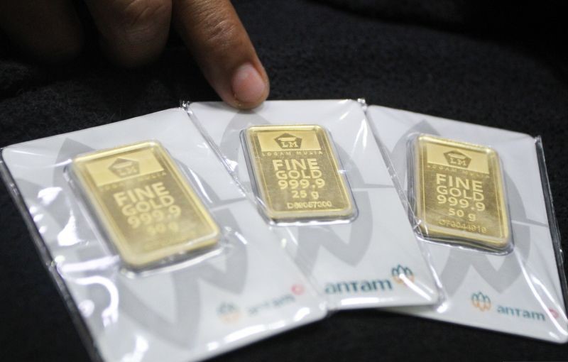 Harga Emas Antam Kamis Pagi Turun Rp2.000 Jadi Rp1,095 Juta per gram