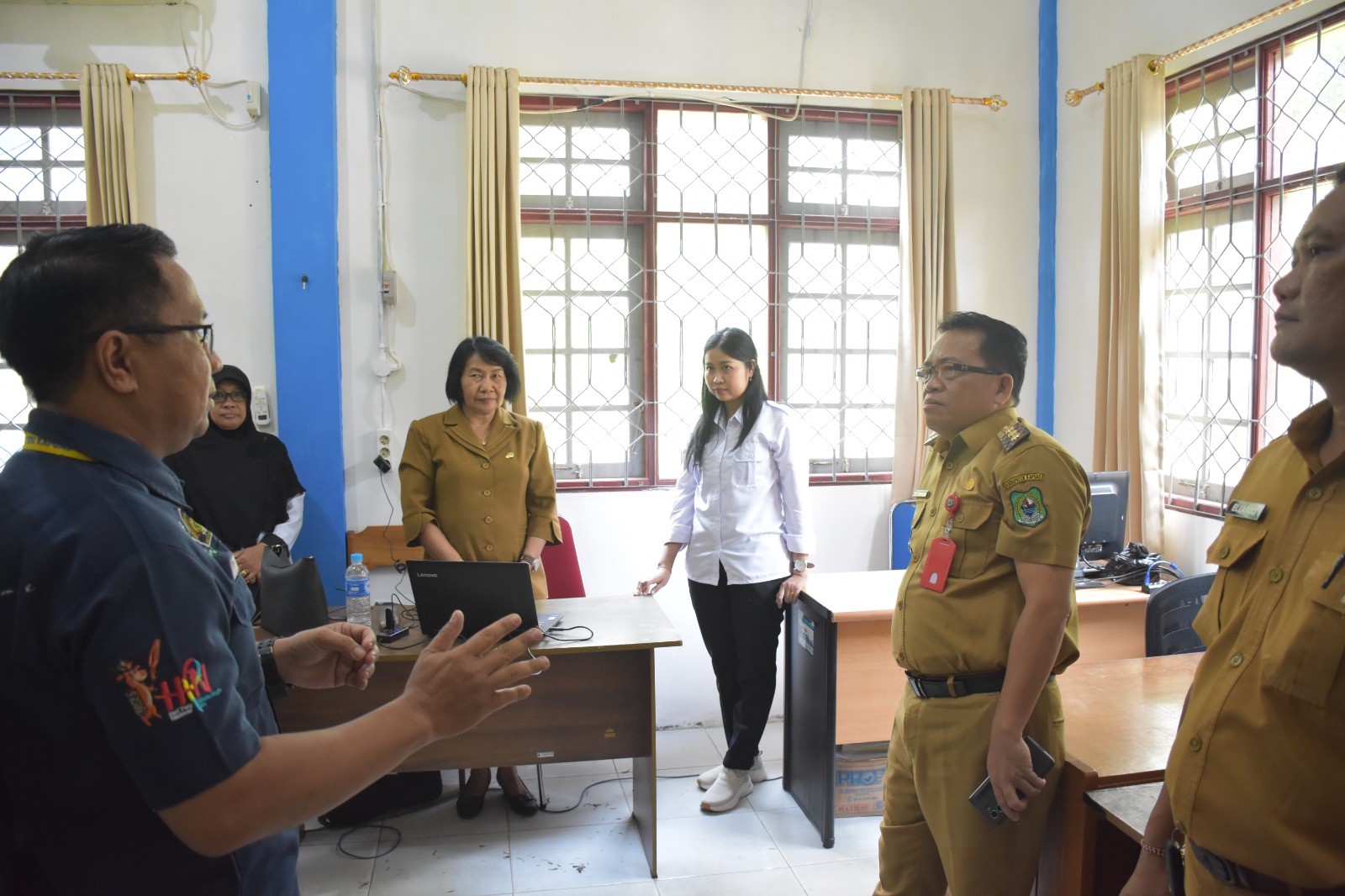 Kunjungi Dinas Kominfo, Pj Bupati Tinjau Sejumlah Fasilitas