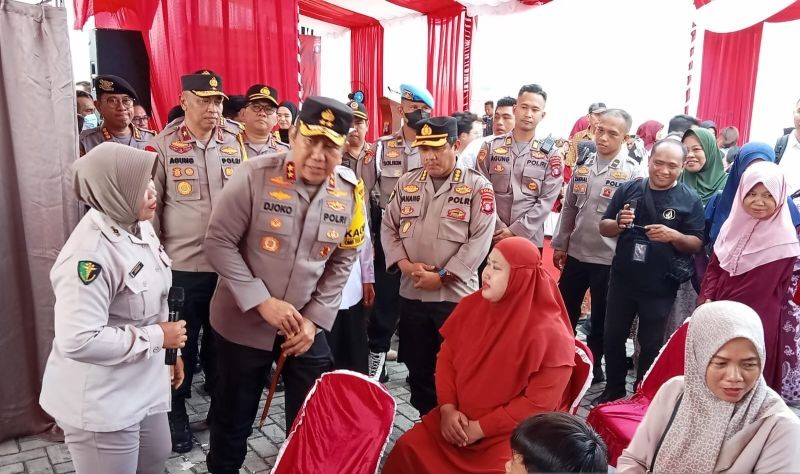 Polda Kalteng Gelar Baksos Kesehatan Gratis