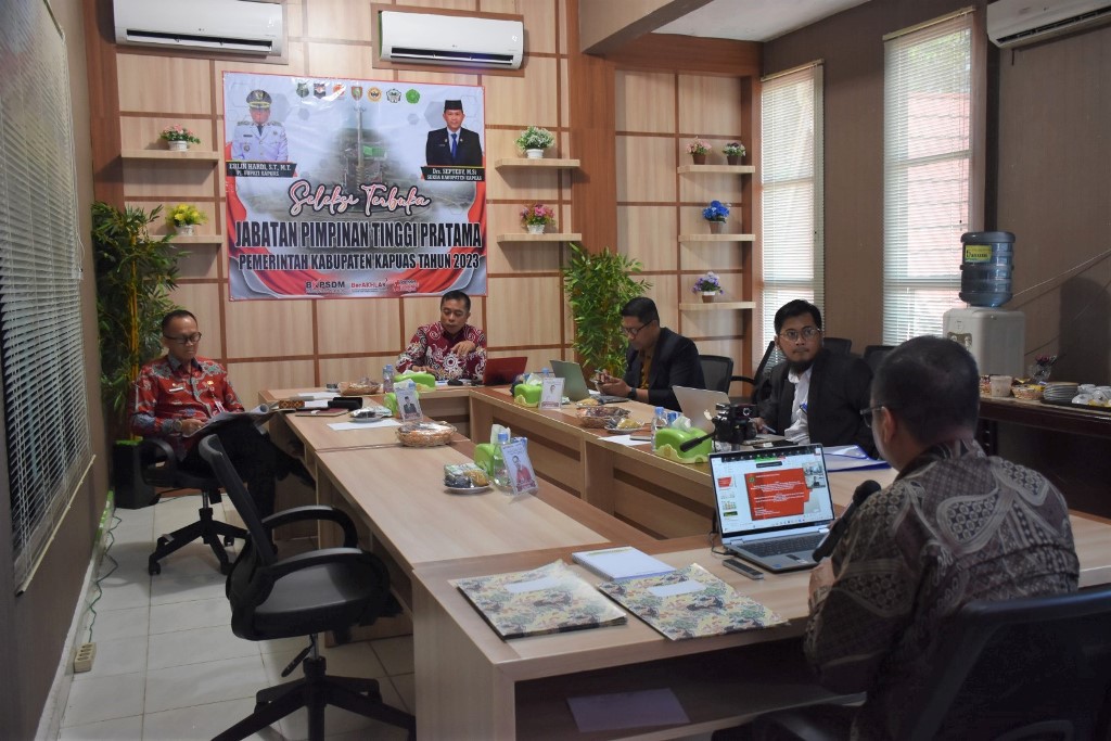 Seleksi Terbuka JPT Pratama Kabupaten Kapuas Masuki Tahapan Selanjutnya