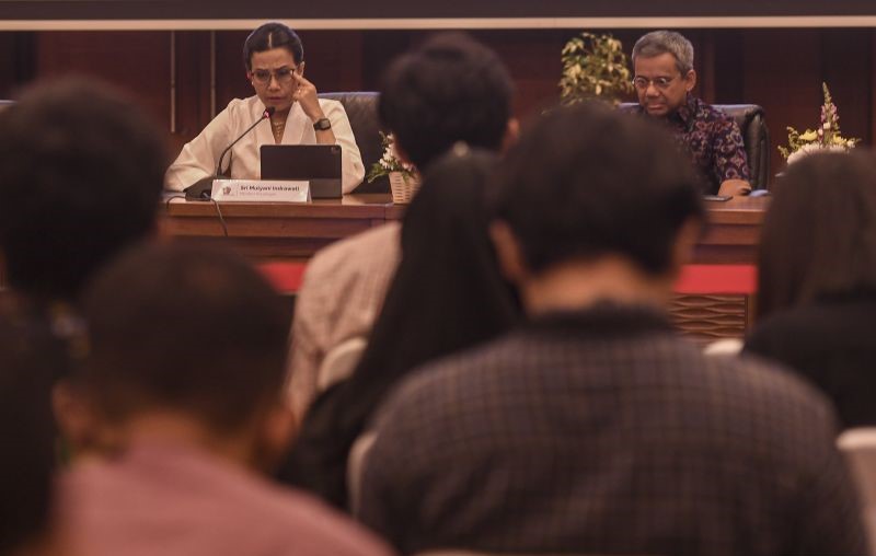 Sri Mulyani Bukukan Anggaran Perlinsos Rp443,4 Triliun pada 2023