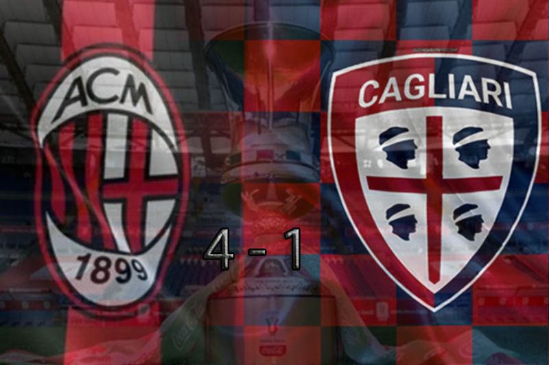 Milan Singkirkan Cagliari untuk Melaju ke Perempat Final Piala Italia