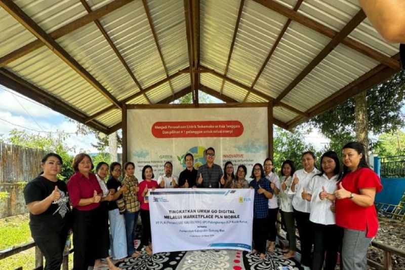 PLN Gunung Mas Kalteng Fasilitasi Penjualan Produk UMKM secara Daring