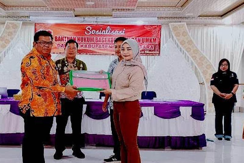 Pemkab Barito Utara Sosialisasi Layanan Bantuan & Penyuluhan Hukum UKM