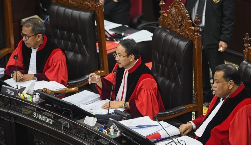 Ketua MK Buka dan Pimpin Sidang Putusan PHPU Pilpres 2024