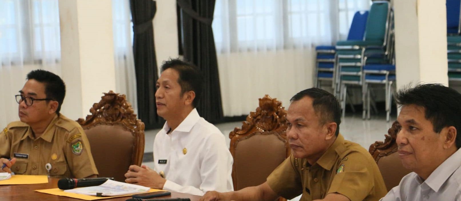 Pj Bupati Ikuti Rapat Asistensi Penyusunan Laporan Evaluasi Kinerja Triwulan II