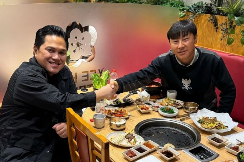 Erick Thohir Lanjutkan Kerja Sama dengan STY untuk Timnas hingga 2027