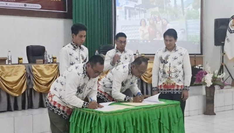 KPU Gumas-Kalteng Tetapkan 25 Caleg Terpilih Hasil Pemilu 2024