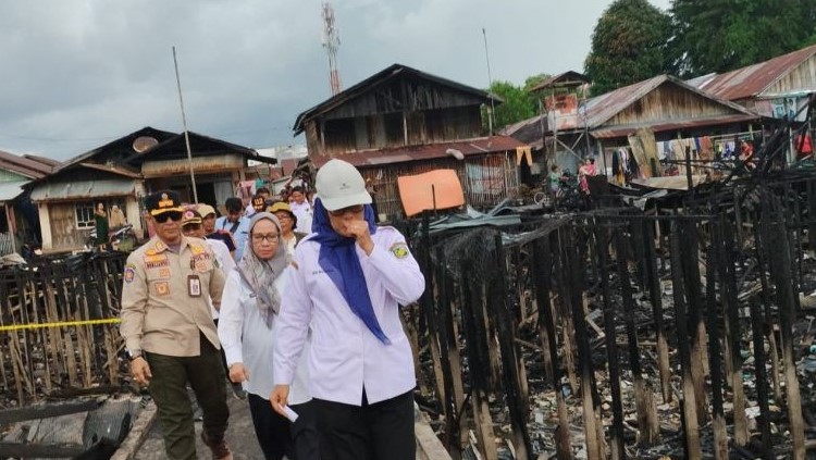 Pemkot Palangka Raya Utamakan Layanan Kependudukan Korban Kebakaran