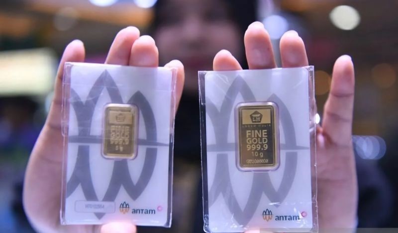 Harga Emas Antam Meroket Rp14 Ribu Jadi Rp1,349 Juta per gram
