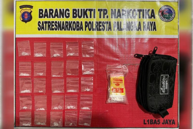 Pemilik 25 Paket Sabu di Palangka Raya Terancam 20 Tahun Penjara