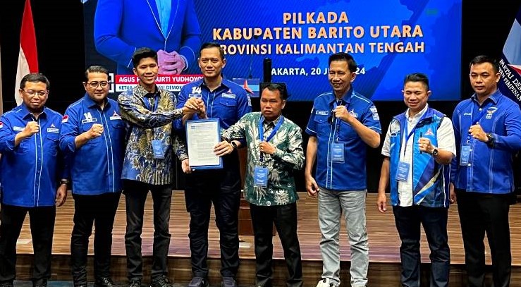 AHY: Pasangan Akhmad Gunadi dan Sastra Mampu Membawa Barito Utara ke Arah yang Lebih Baik