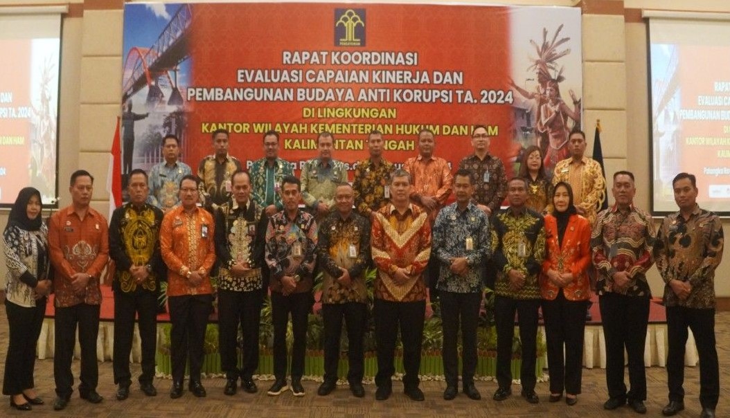 Kanwil Kemenkumham Kalteng Perkuat Implementasi Budaya Anti Korupsi