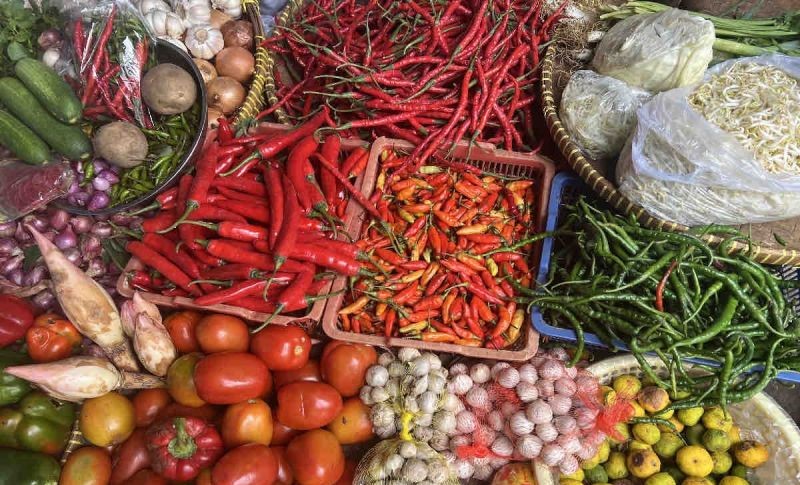 Harga Pangan Kamis: Cabai Rawit Turun Rp2.250 Menjadi Rp56.790 Per Kg