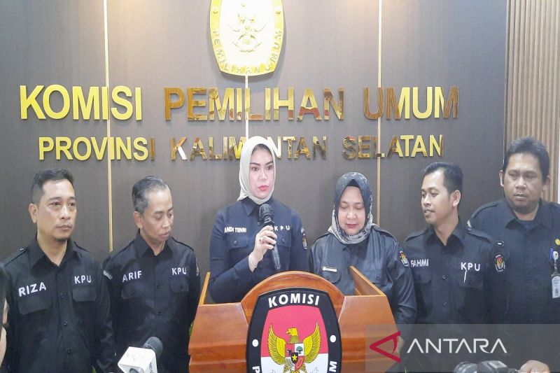 KPU Kalsel Nyatakan Pasangan Acil Odah dan Rozanie Penuhi Syarat