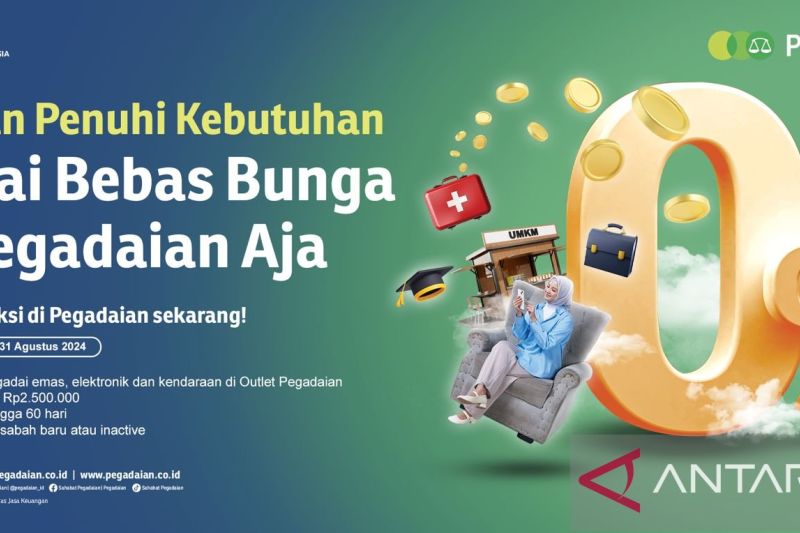 Pegadaian Hadirkan “Gadai Bebas Bunga” Sambut Peringatan HUT Ke-79 RI