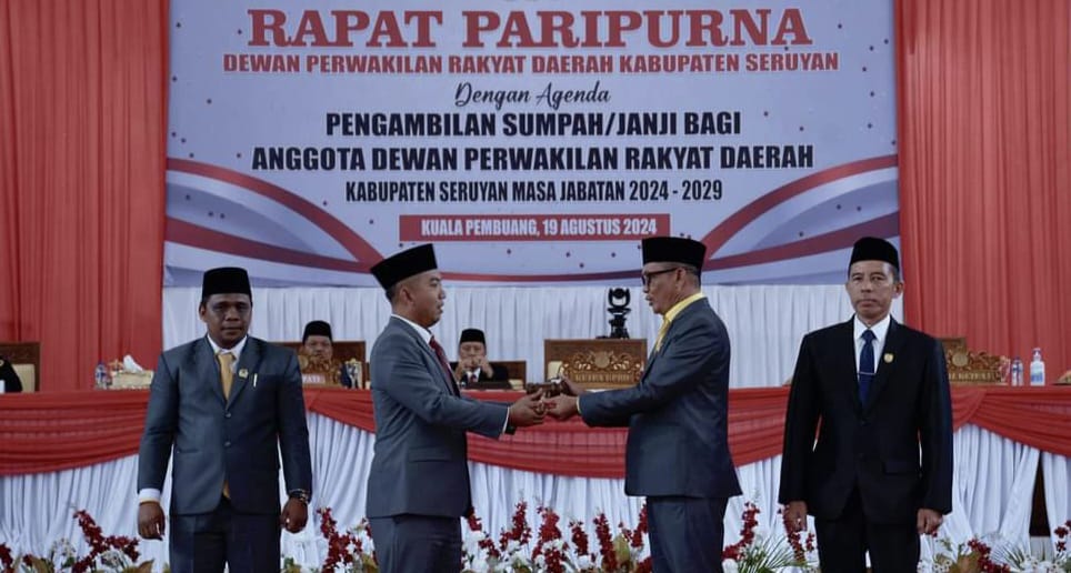 Zuli Eko Prasetya Ketua Sementara DPRD Seruyan