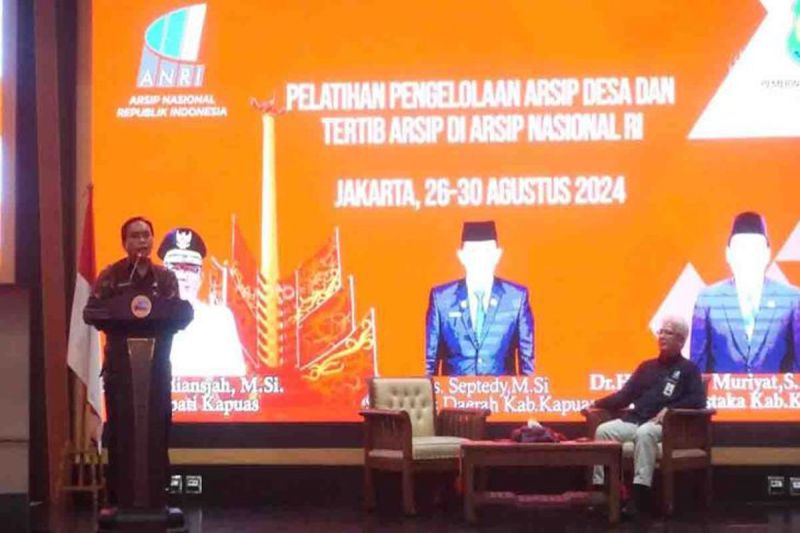 ANRI Latih Para Camat dan Kades di Kapuas Kelola Arsip Desa