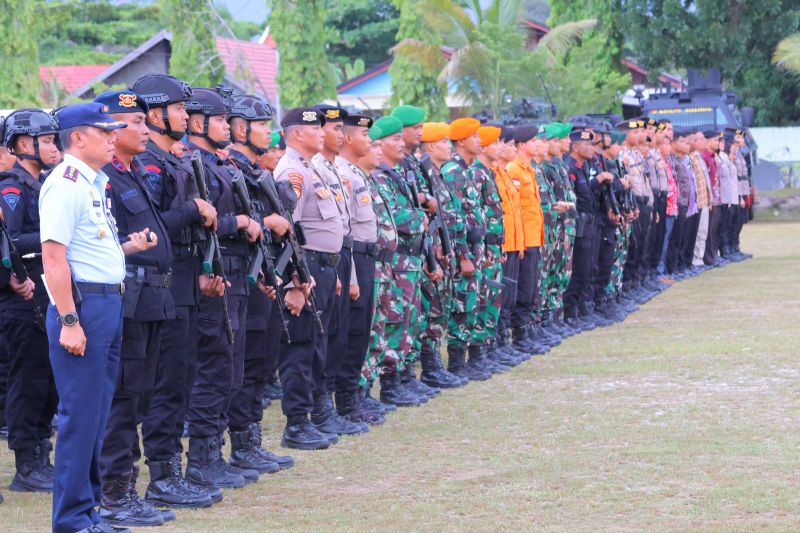 1.174 Personel Polri Amankan Kunker Wapres RI di Palangka Raya