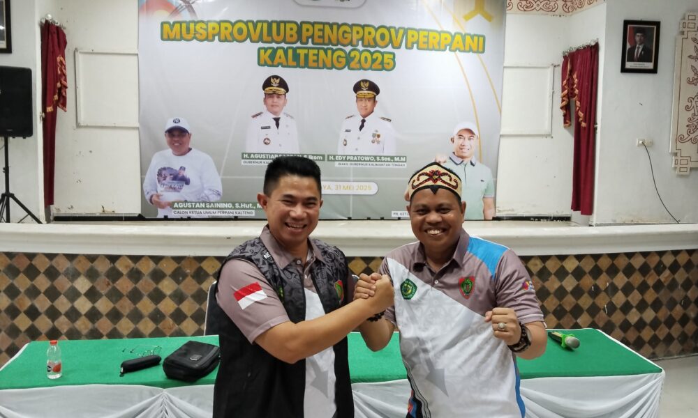 Agustan Saining Pimpin Perpani Kalteng, Fokus Bangun Prestasi Menuju PON 2028