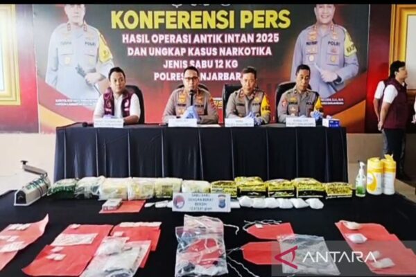 Polres Banjarbaru Dalami Ungkap Sabu 12 Kg Jaringan Fredy Pratama