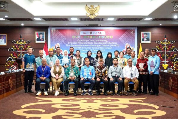 Perkuat Akses Keuangan Daerah, Pemprov Kalteng- OJK Gelar Coaching Clinic TPAKD